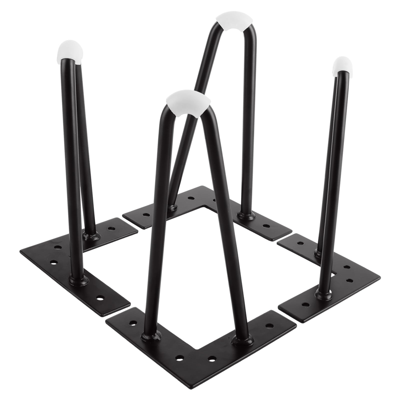 WOPPLXY 8 PCS Hairpin Legs 8Inch, 20cm Metal Table Legs Black Hair Pin Furniture Legs - Image 4
