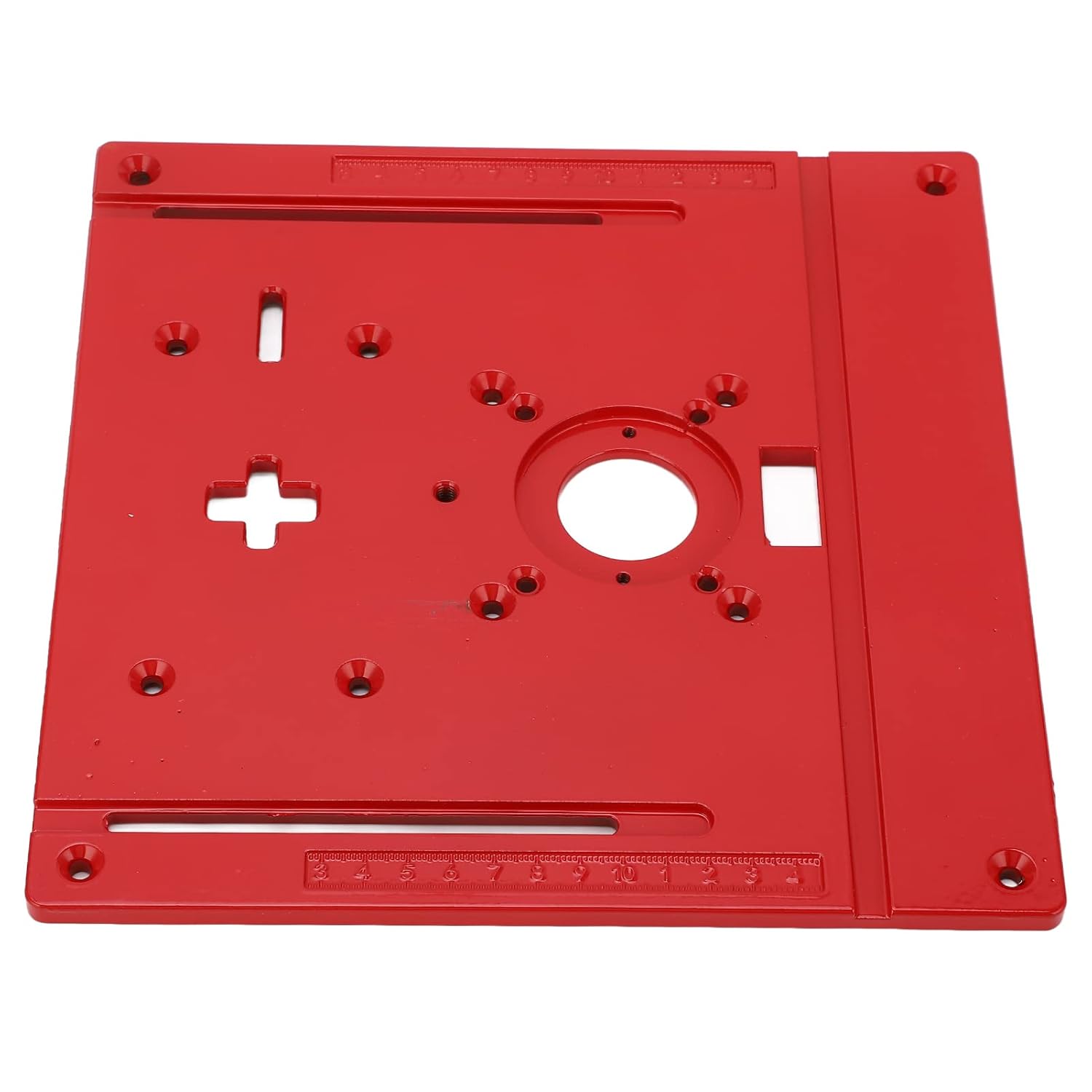 Universal Aluminum Router Table Insert Plate, Router Table Plate Insert for Woodworking Benches Router Table Plate