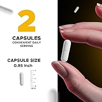 Vista 3 de Vitabod Benfotiamina 600mg - 180 cápsulas vegetarianas - Suplemento de vitamina B1 soluble en grasa