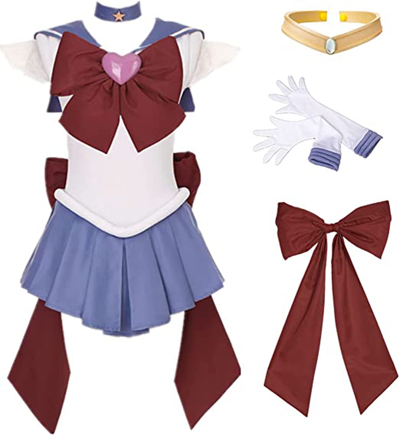 Halloween Cosplay Costume Princess Girl Saturn Skirt Dress Suit