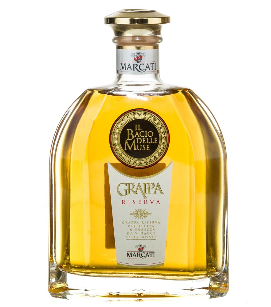Marcati Grappa Riserva Il Bacio delle Muse - gereift in Eichenfässern 70 cl