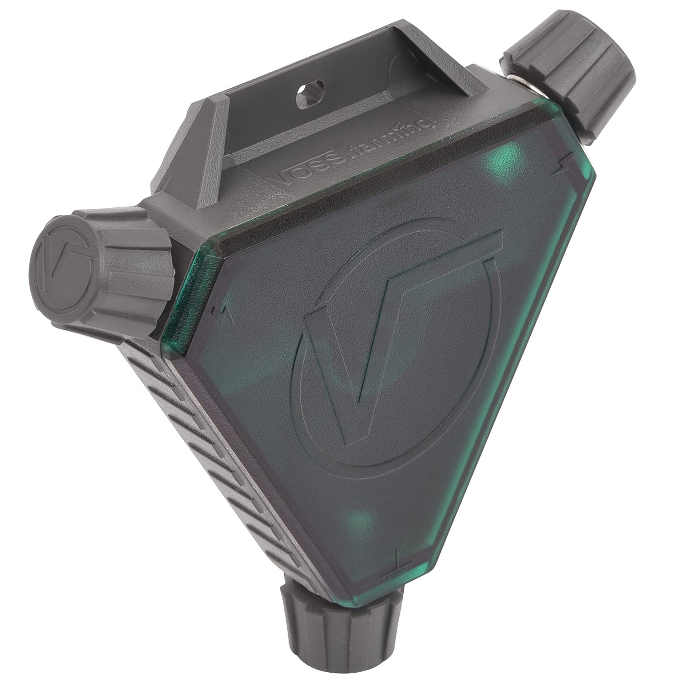 VOSS.farming 230V Weidezaun Komplettset mit Weidezaungerät, Zaunprüfer und Zubehör, Profi Starterset für Pferde, Rinder, Schafe, Ziegen, Schweine