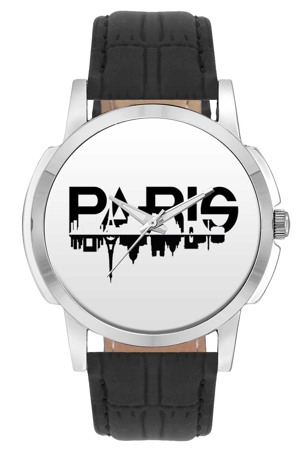 BIGOWL Wrist Watch - Paris Minimal City Analog Mens and Boys Wrist Watch - Unique Analog Quartz Leather Band Wrist Watch (B01MCRUIVV) Amazon Price History, Amazon Price Tracker