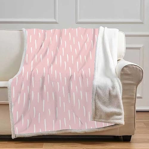 Miniatura 2 de Manta de otoño rosa para sofá, suave, afelpada, esponjosa, para cama de campamento, tamaño bebé, 39 x 47 pulgadas