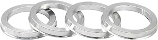 DCVAMOUS Alloy Aluminum Wheel Hub Centric Rings 72.6 to 56.1 Hubrings, Set of 4 Performance Hubcentric Rings for 56.1mm Vehicle Hub with 72.6mm Center Bore Rim Compatible with Subaru-Honda-Acura