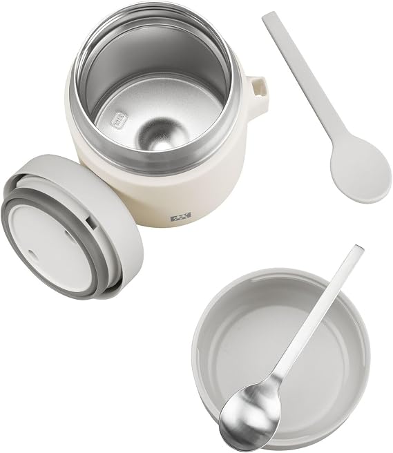 ZWILLING Thermo Plus Termos Yemek Kavanozu, 600 ml, paslanmaz çelik (Bej)