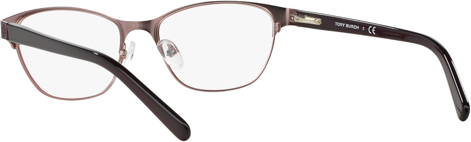 TORY BURCH TY 1015 Eyeglasses 346 Burgundy Pink 51-16-135