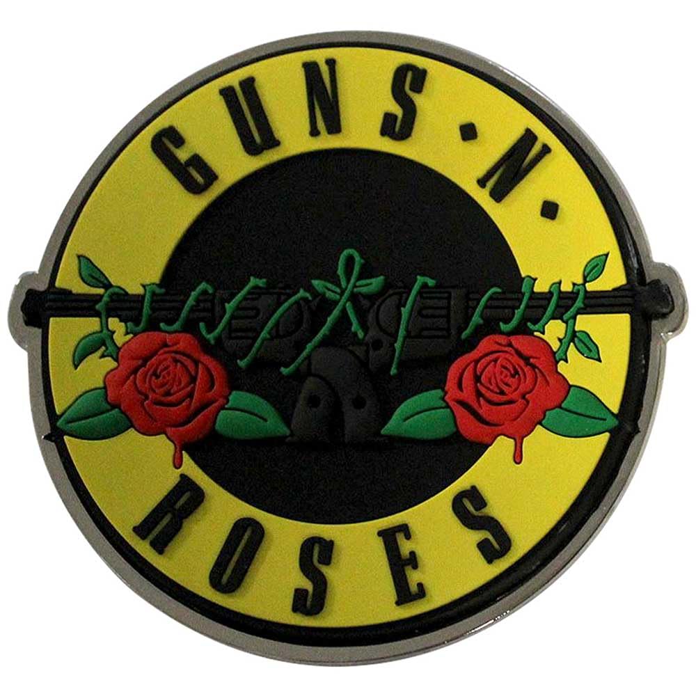 Guns N' Roses Classic Logo Fridge Magnet - Black