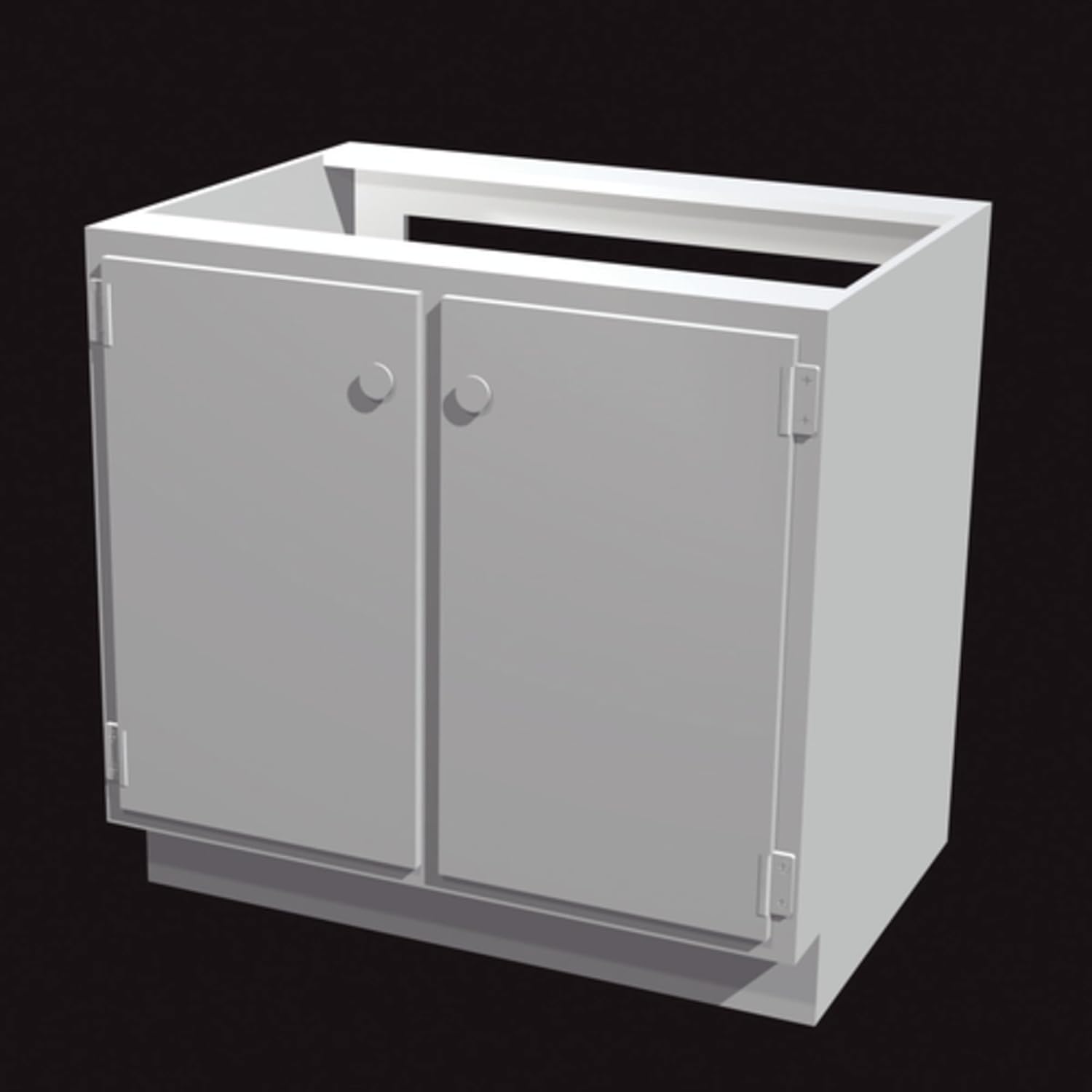 Ac-101-3036 - Cabinet Sink Base 2 Dr 1 Shelf (Each)