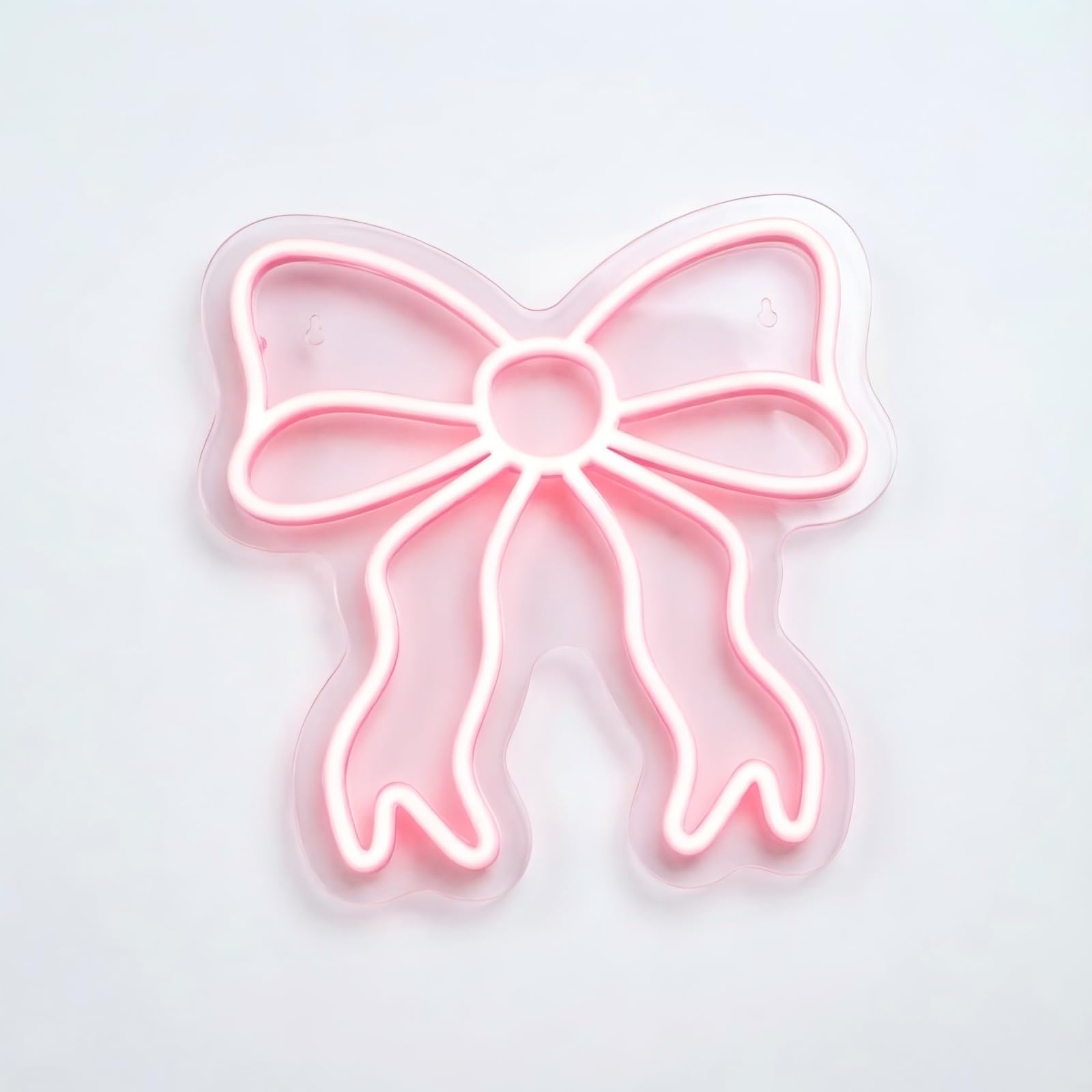 Zambuph Portable Bow Led Neon Light For Bedroom And Event Decor