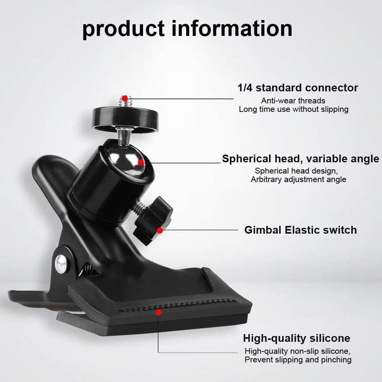 Support de téléphone pour Guitare, Support de téléphone pour tête de Basse,Support de téléphone antidérapant pour tête de Guitare - Support de téléphone Portable Stable, Support de Pince de téléphone