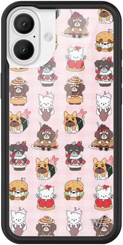 Wildflower Cases - Compatible with iPhone 16 Plus | Protective Black Bumper, 6.5ft Drop Test Certified, Women Owned Small Business | Father Kels