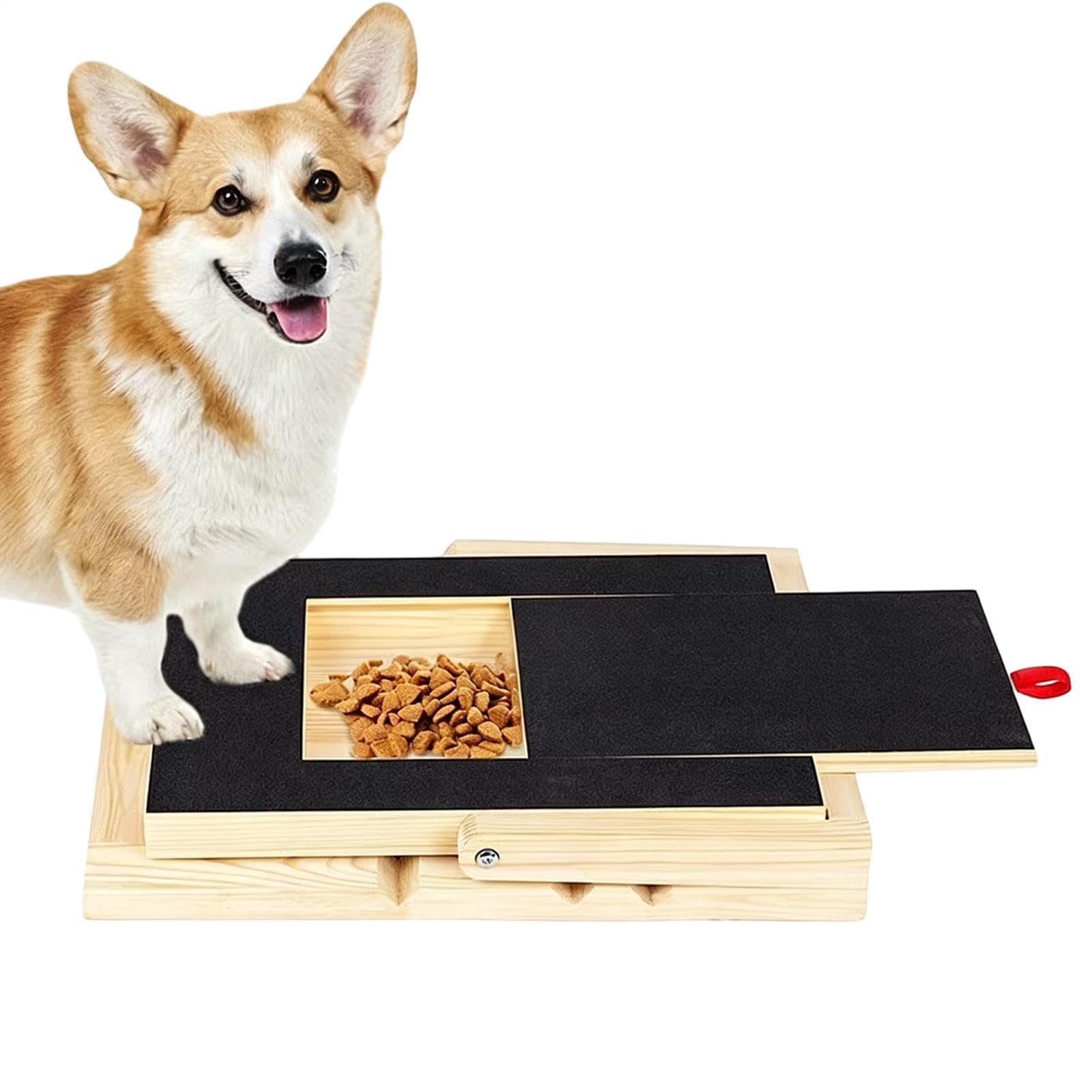 Tavoletta Grattante Limatura Unghie per Cani Limatore per unghie in legno | con Cassetto Snack Tavoletta per Taglio Unghie Cani Per Cuccioli E Cani Piccoli Grandi Arricchimento Casa Angolo Apparta