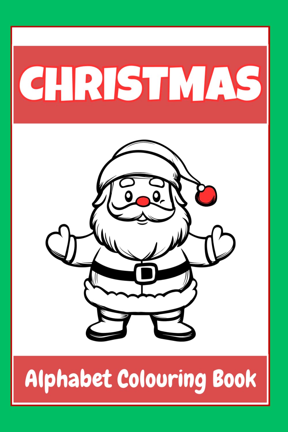Christmas - Alphabet Colouring Book