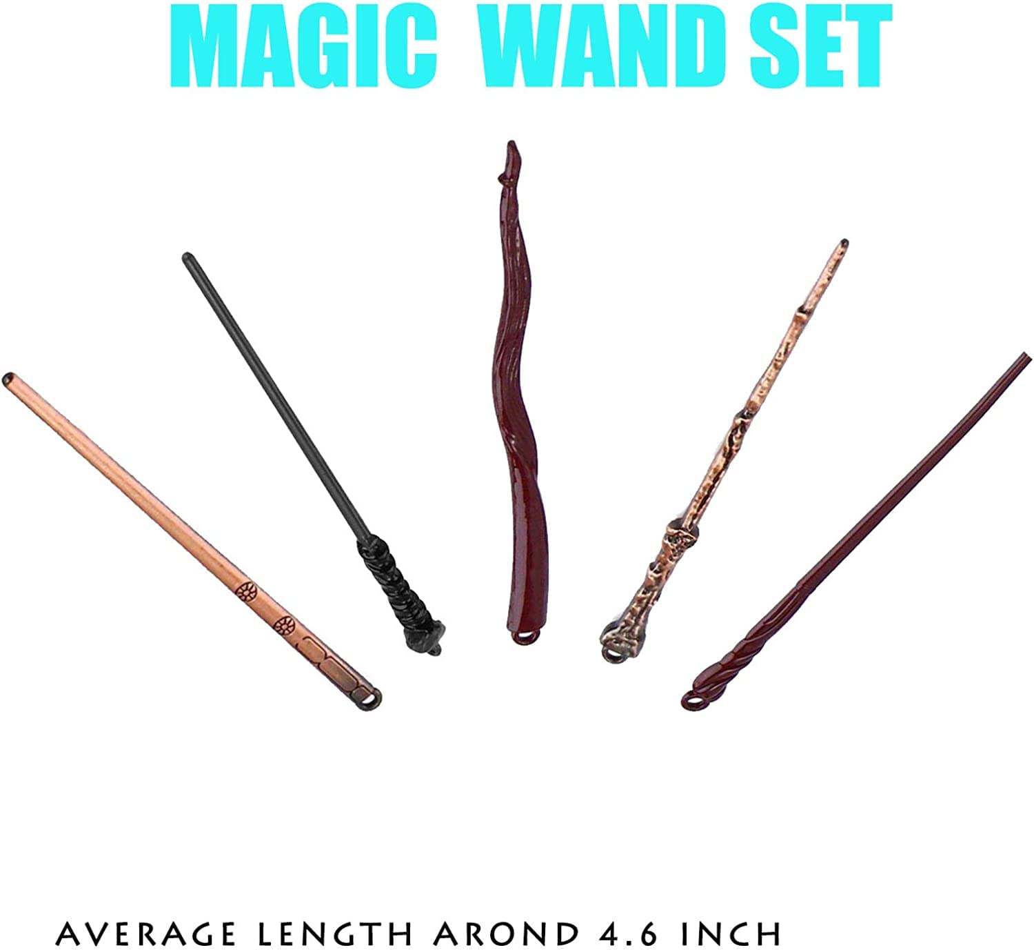 WANDS ガチャ マグネット コンプリートセット Amazon.com: Wooden Magic Wand Wizard Witch Wood Wands Hand