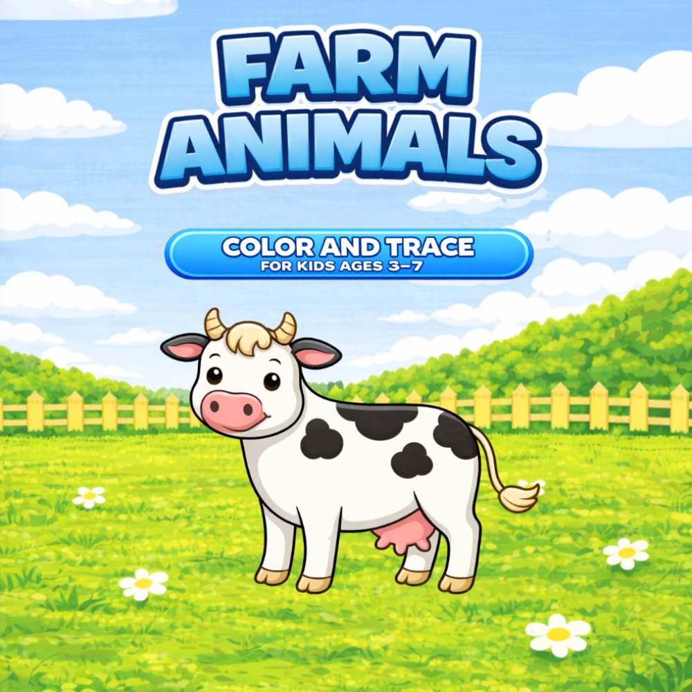 Farm Animals (Color and Trace)