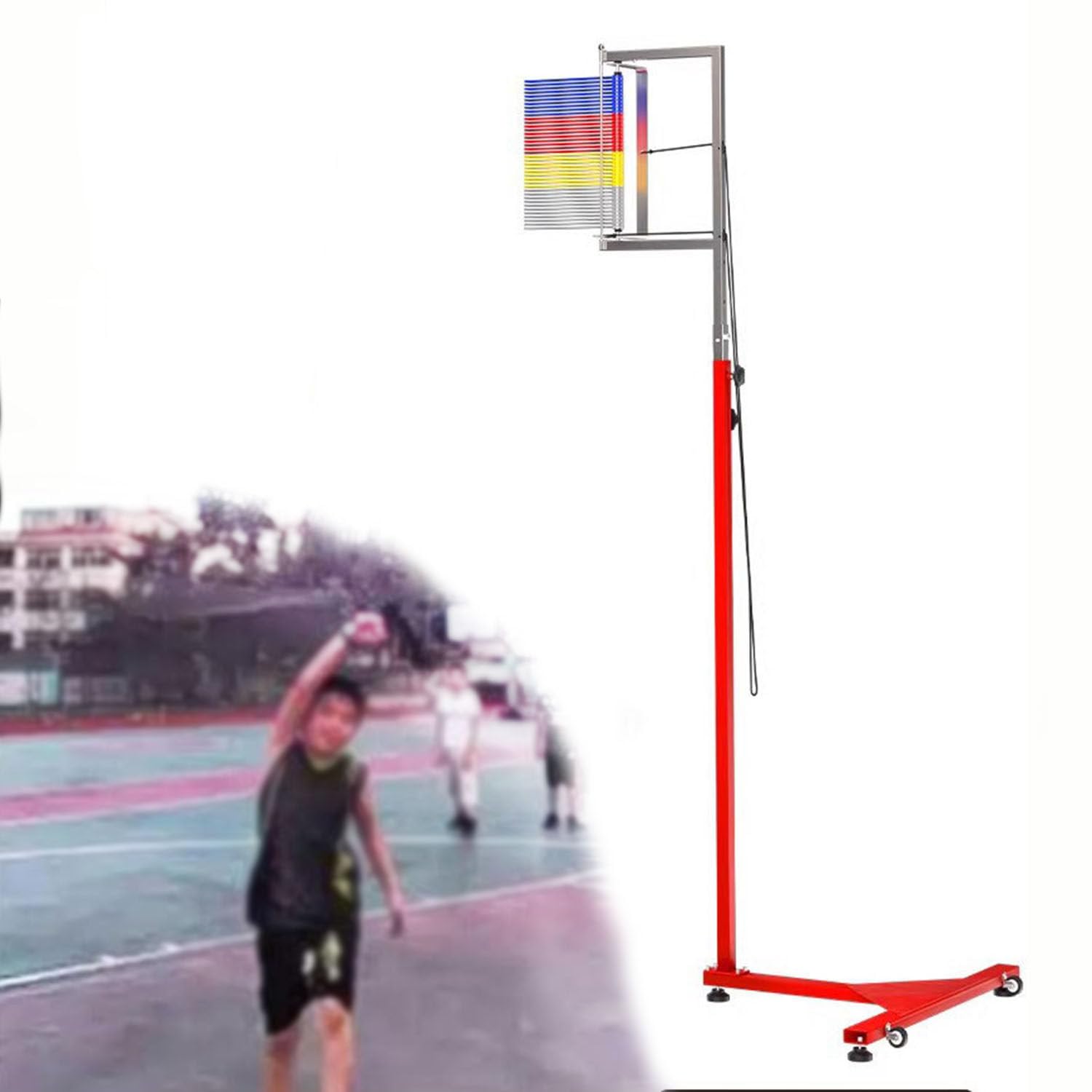 XueFulxion 5.5–11.8ft Vertical Jump Measure Device,Easy Reset Trainer
