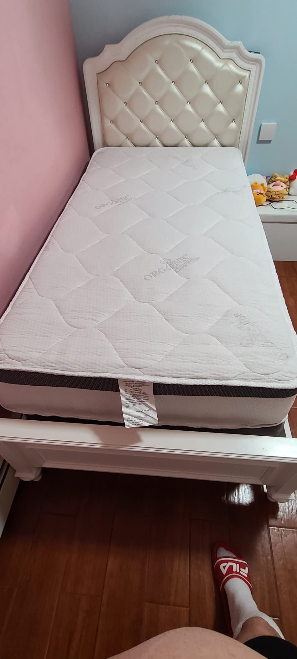 THE PREMIUM - 10" - "THE PERFECT" Medium - Euro Pillow Top - Pocket Spring and Memory Foam - Organic Cotton Mattress