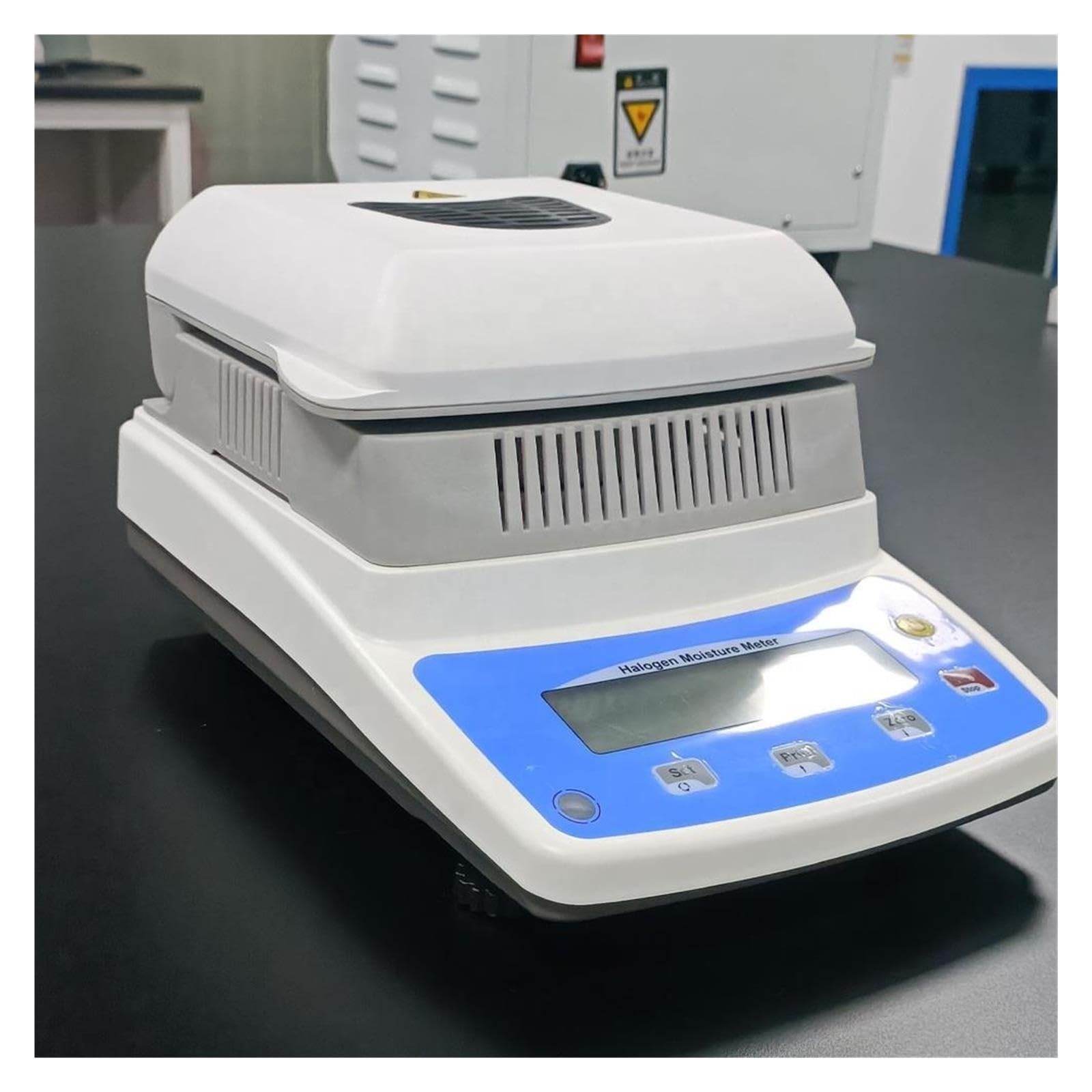 Analizzatore Di Umidità Alogeno Ad Alta Precisione Da Laboratorio Digitale Tester Del Contenuto Acqua Per Chicchi Caffè In Grani Plastica Alimentare(50A)