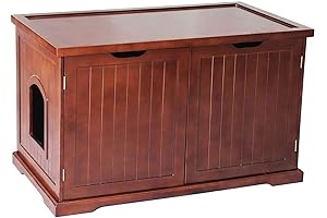 Merry Pet Enclosed Litter Box, Cat Washroom