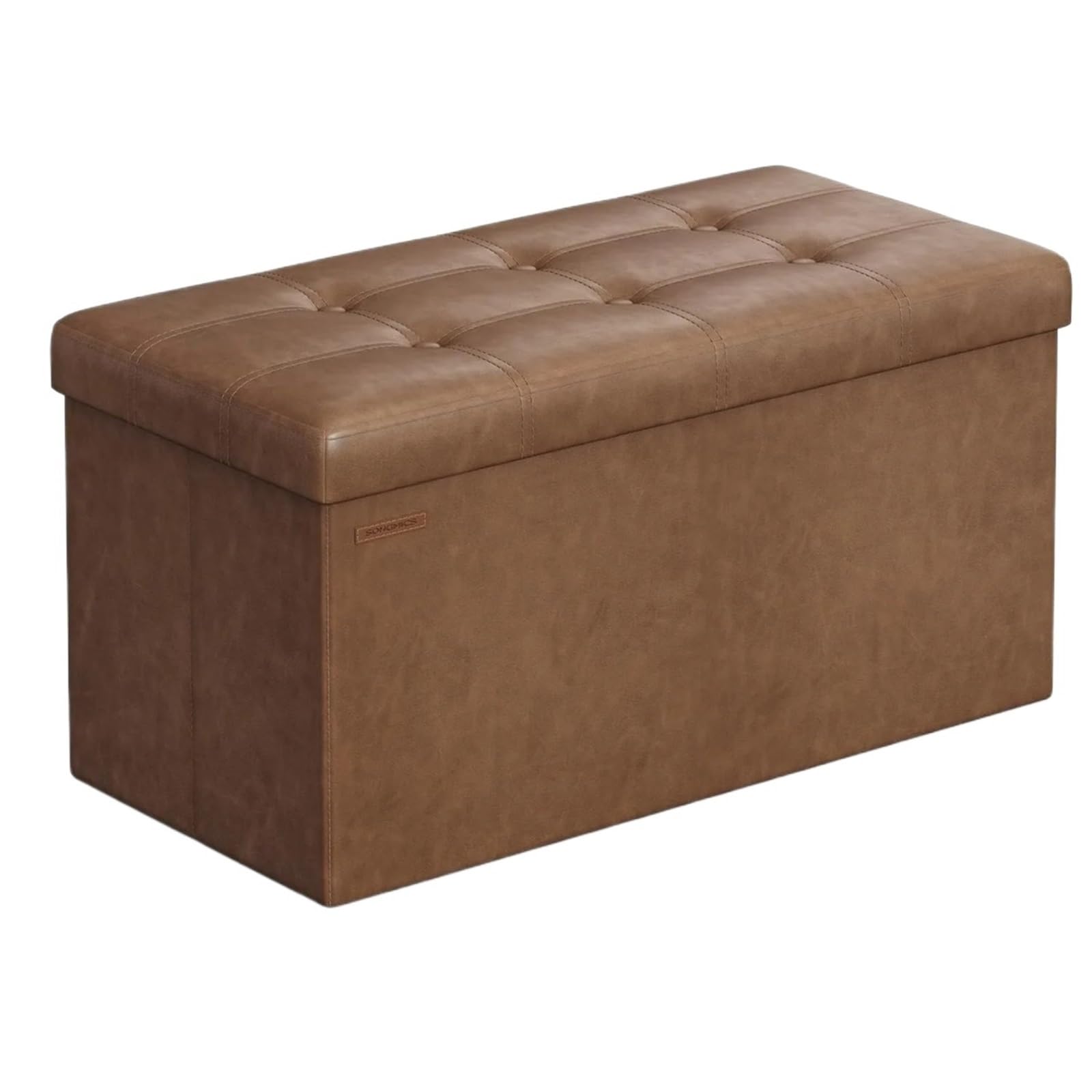 Ottoman de rangement en bout de lit pour une chambre ordonnée