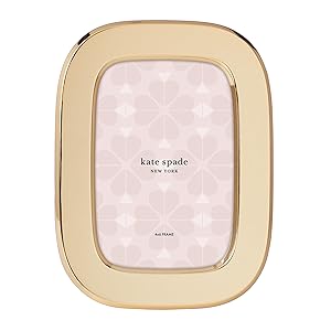 Kate Spade New York Gold South Street 4" X 6" Oval Frame, 0.80 LB