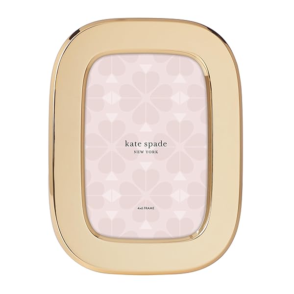 Kate Spade New York Gold South Street 4" X 6" Oval Frame, 0.80 LB
