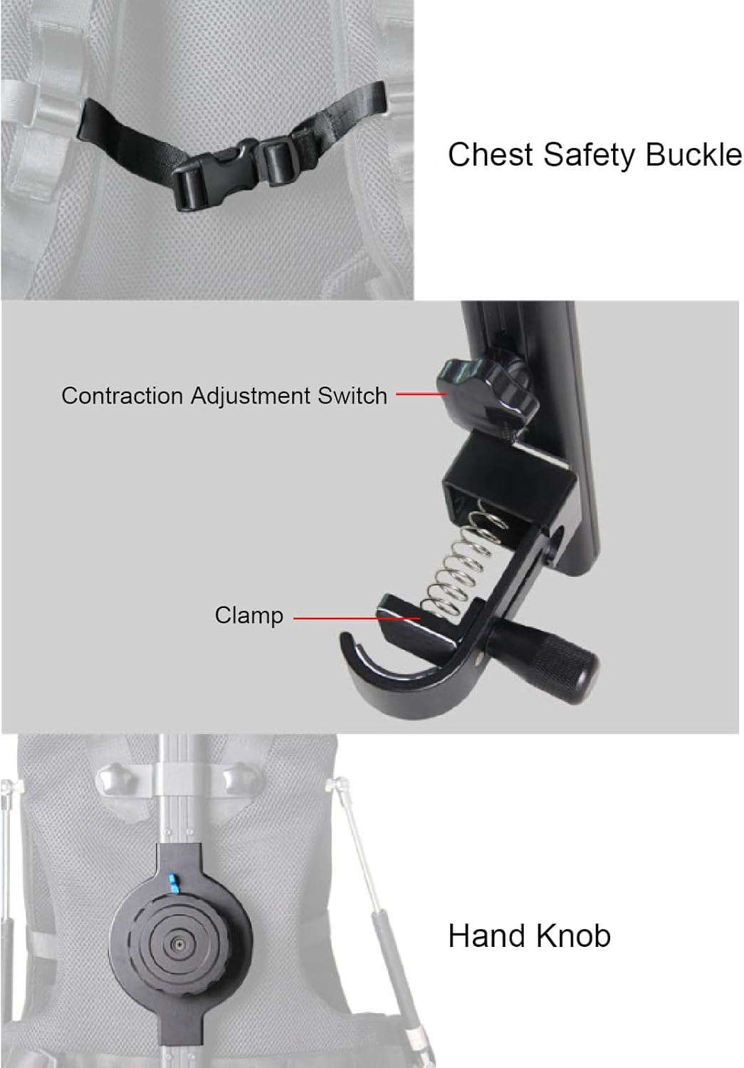 Camera Support Vest, 3-18kg Load Capacity Stabilizer Vest for Handheld Video Camera Stabilizer, with Highly Elastic Nylon Straps for Filmmakers and Photographers