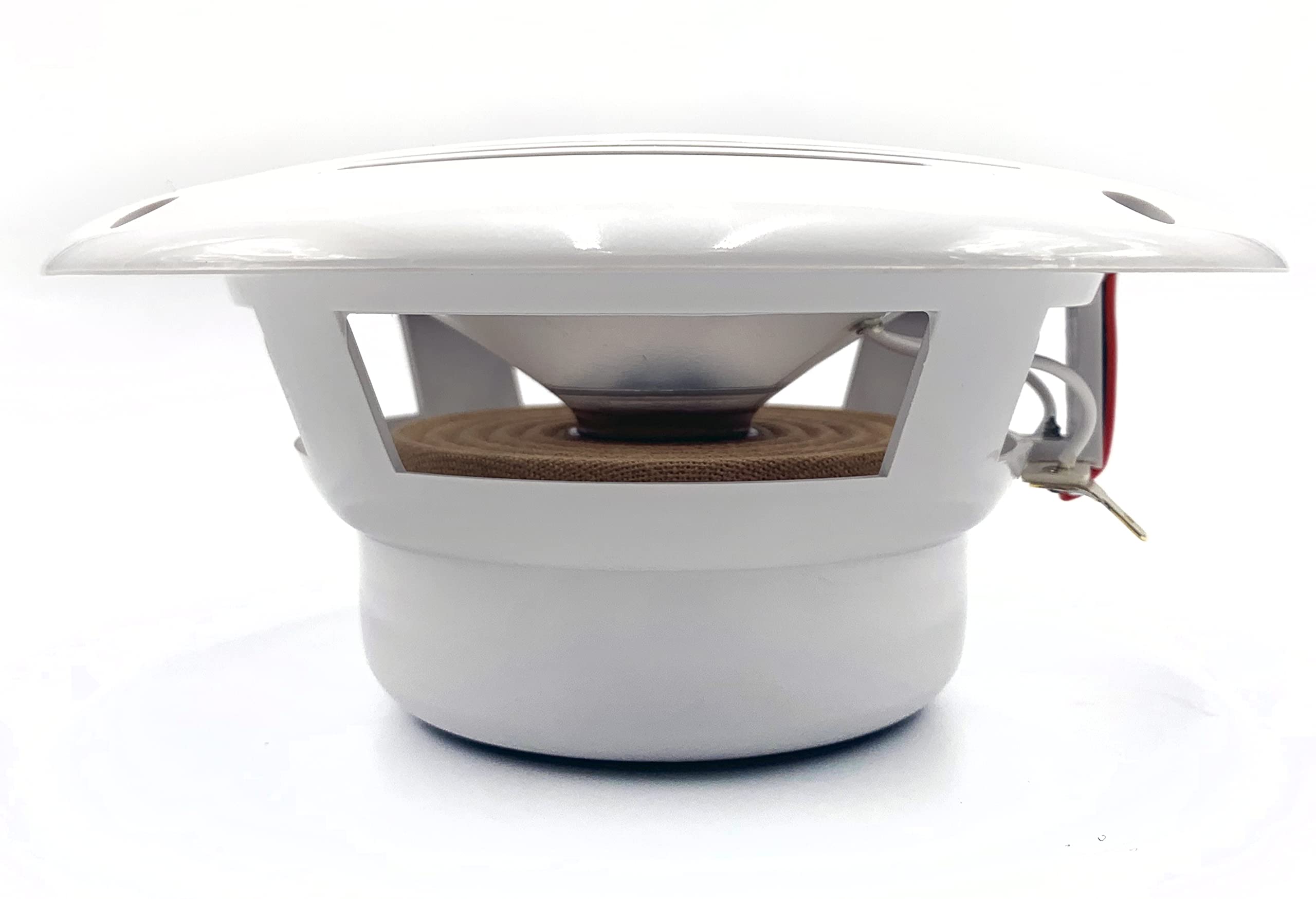 Juego de altavoces marinos KDX-Audio MARINE-165 de 6,5", 165mm, ideal para embarcaciones y sitios húmedos. Color blanco