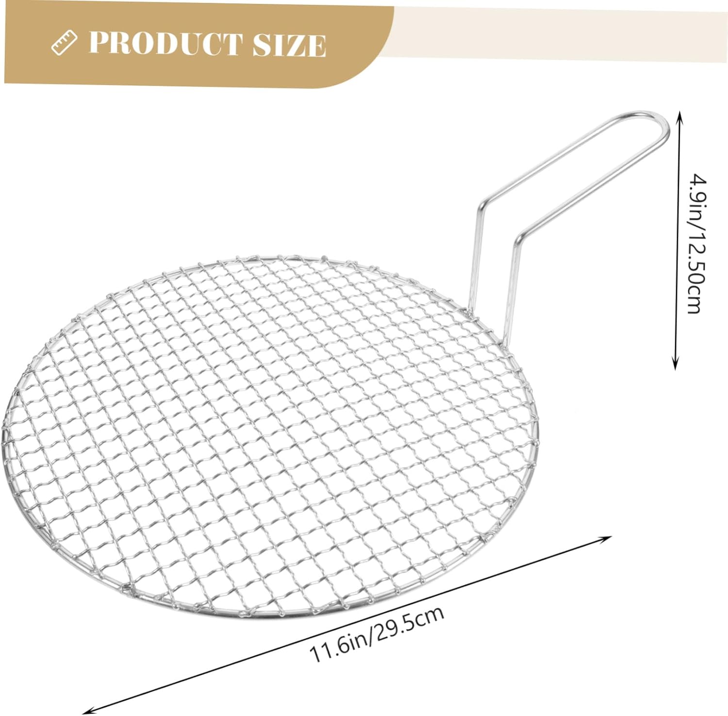 Balacoo Stainless Steel Barbecue Grill Net for Outdoor Cooking 304 Food-Grade Mesh 18 x 12 Non-Stick BBQ Accessory for Camping and Picnics
