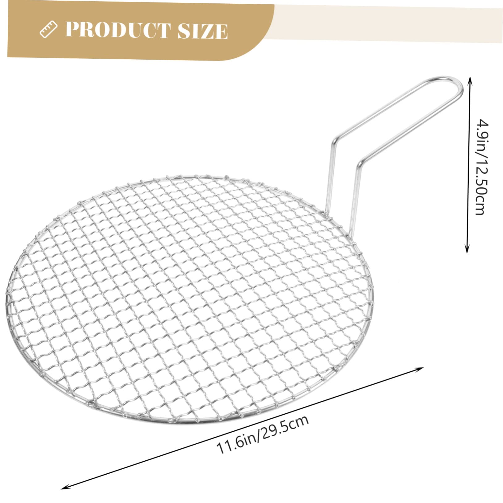 Balacoo Stainless Steel Grill Mesh Mat Durable Bbq Grill Net for Outdoor Cooking Non Stick Barbecue Wire Mesh for Meat Vegetables Fish and More