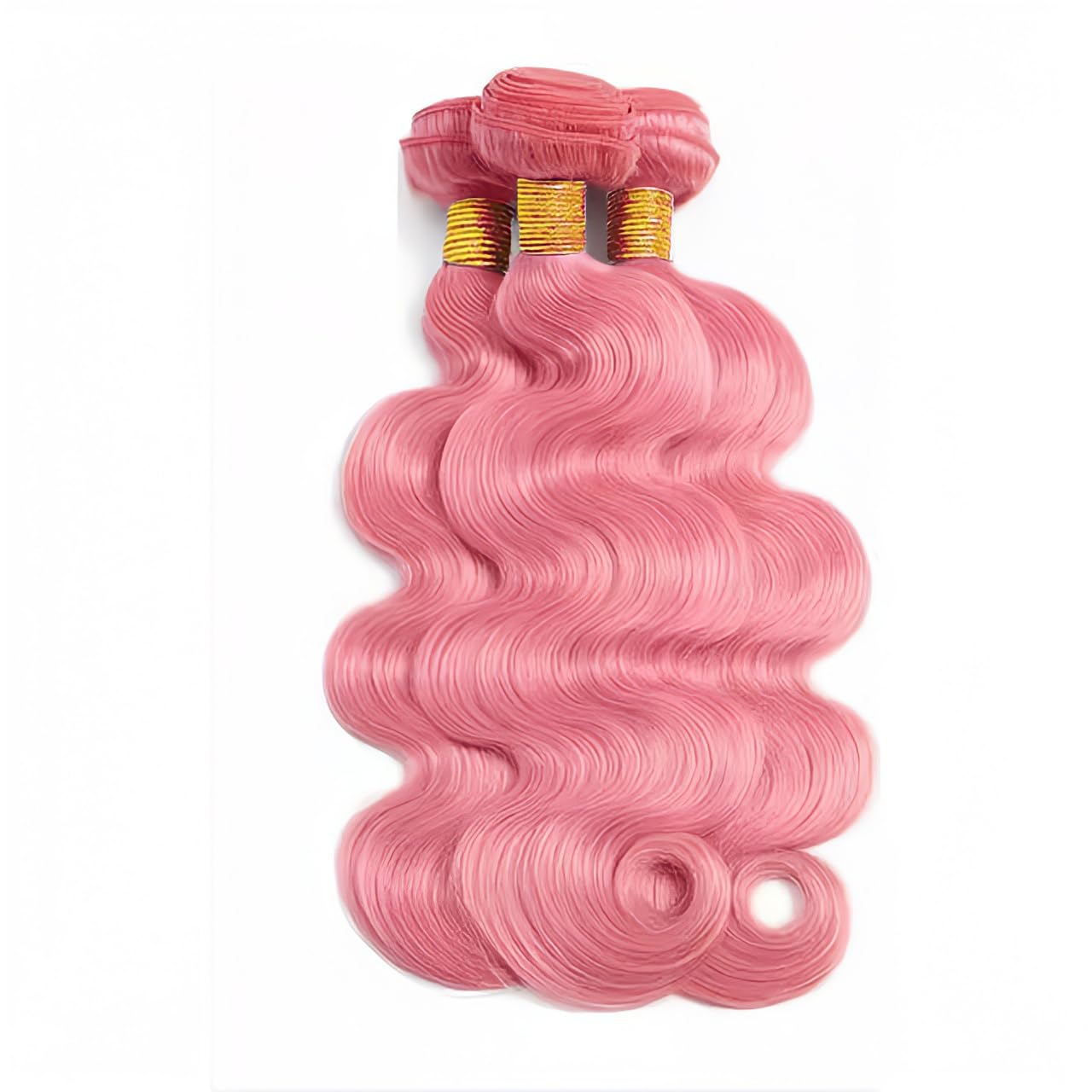 Pink Bundles Body Wave Bundles Human Hair 30 32 34 Inch Brazilian Virgin Hair Pink Body Wave Bundles Human Hair Extensions 3 Bundle 50 Gram Per Bundle