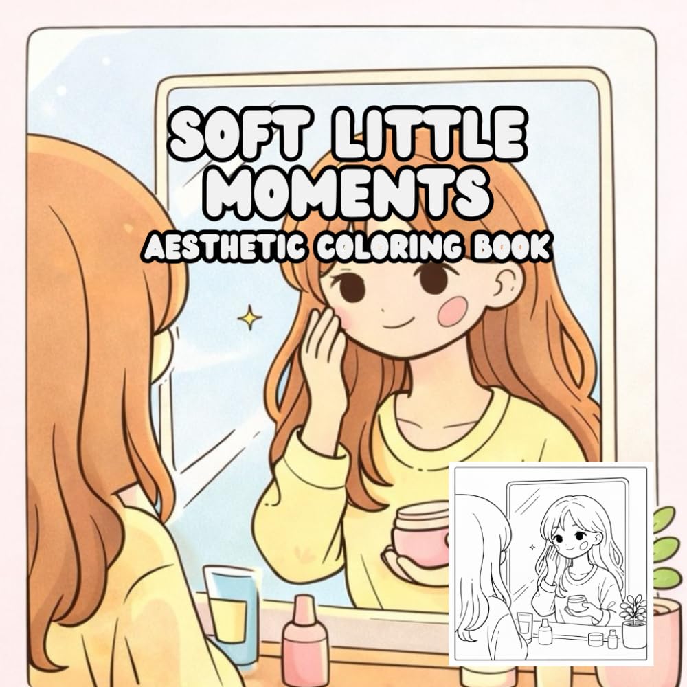 Soft little Moments: Aesthetic Coloring Book (Soft Little Moments – Coloring Book Series)