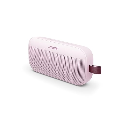Bose SoundLink Flex Bluetooth Speaker (2nd Gen) - Portable Outdoor Speaker with Hi-Fi Audio, Waterproof and Dustproof, USB-C, Up to 12 Hours Battery Life, Petal Pink - Limited Edition Color - Petal Pink