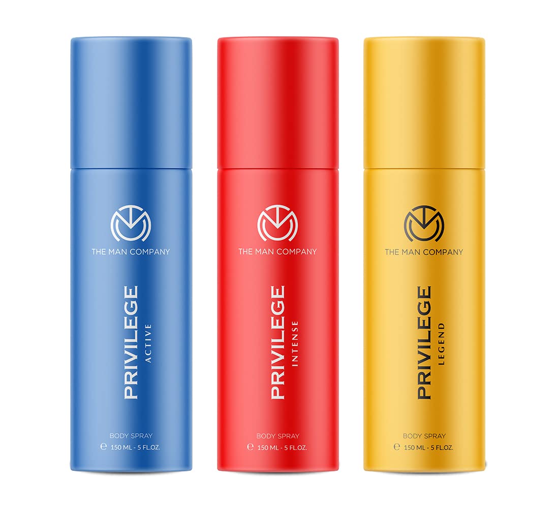 The Man Company Men Privilege Liquid Sandalwood,Lavender Deodorants - Active,Legend&Intense|Sandalwood,Lavender Premium Long Lasting Fragrance|Gift Set For Husband,Boyfriend -(150Ml* 3),Pack Of 1-picture-32