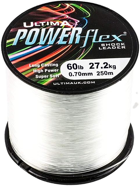 Ultima Powerflex High Power Surf Casting Shockleader - Crystal, 0.70 mm - 60 lb