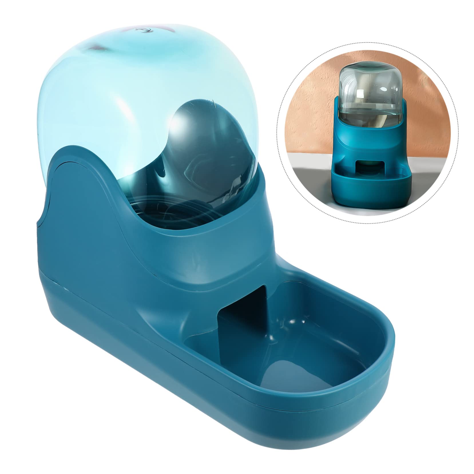 Bebedero Automático para Gatos y Mascotas 3, 8 L Verde | Plástico Desmontable, Dispensación Automática de Agua, Diseño Simple para Casa