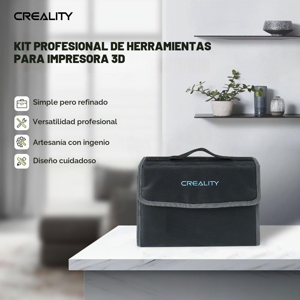 Creality 74-częściowy zestaw narzędzi do drukarki 3D – profesjonalny zestaw narzędzi do drukarki 3D z zestawem do czyszczenia dysz, narzędziem do usuwania zadziorów, śrubokrętem i akcesoriami