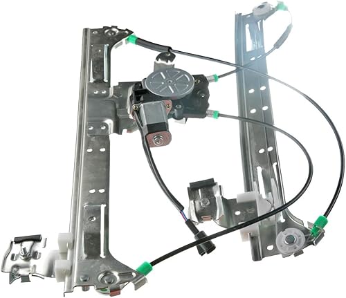 Miniatura 2 de YHTAUTO Elevalunas eléctrico del lado del pasajero delantero con conjunto de motor de 2 pines para Chevy Trailblazer y GMC Envoy y Buick Rainier &