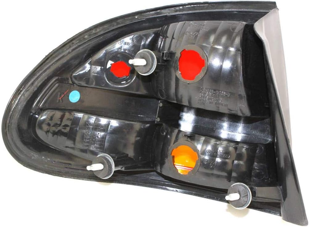 CarLights360 For 1999-2004 Oldsmobile Alero Rear Tail Light Passenger Side Assembly Unit GM2801148 quarter panel mounted-replaces 22640818