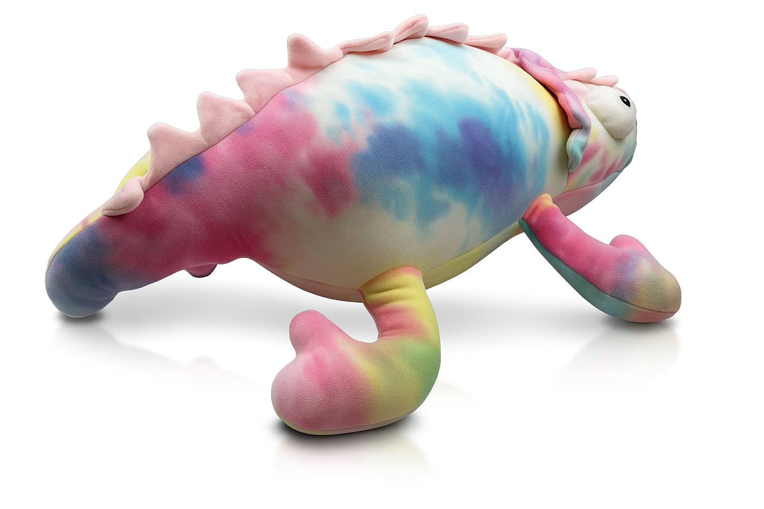 Mel-O-Design Pluszak kameleon 65 cm – duży, kolorowy kameleon, pluszowa zabawka, miękka pluszowa zabawka do przytulania, prezent dla dzieci i fanów zwierząt