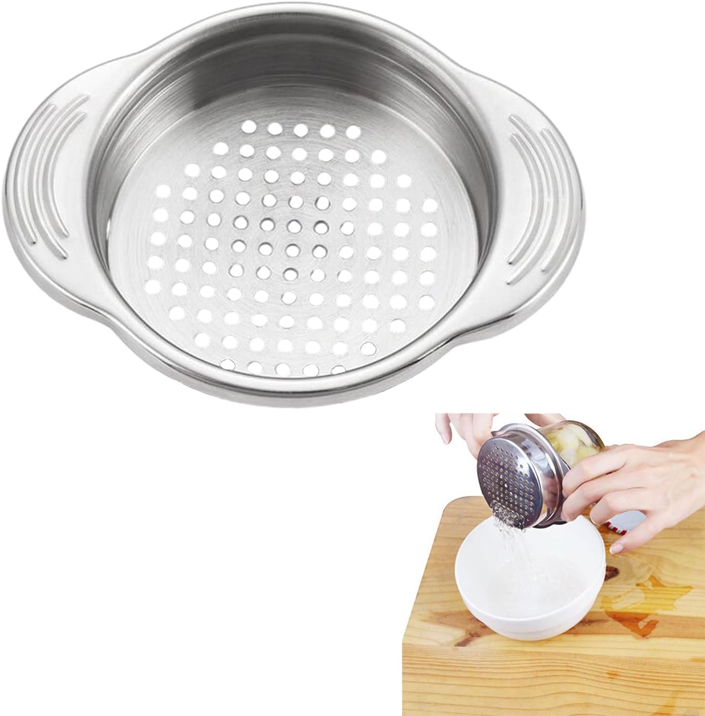 Colander Stainless Steel,Can Strainer,Mini Food Sieve Drainer,Kitchen
