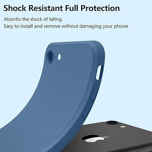 Miniatura 4 de HIYUUTTBS Funda compatible con iPhone 11 de 6.1 pulgadas, silicona líquida suave al tacto de cuerpo completo, correa de cordón para el cuello, funda