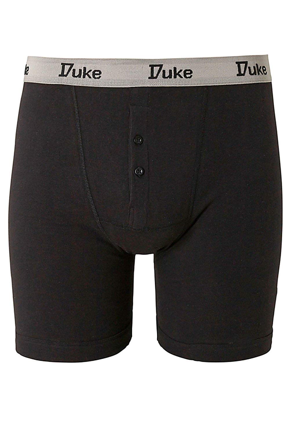 Duke LondonDuke D555 Mens King Size Big Tall Driver 3 PK Boxer Shorts Grey - Navy - Black - 3 Pack