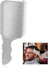 Molain Professional Hair Cutting Tools - Heat Resistant Clipper Comb with Curved Positioning, Flat Top Comb for Blending and Men's Home Salon Styling