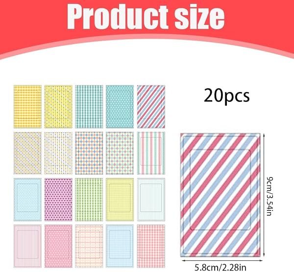 40 Sheets of Photo Frame Border Stickers, Photo Frame Accessories, Color Photo Stickers for Film Rolls, Decorative Stickers for Frame Edges - 2