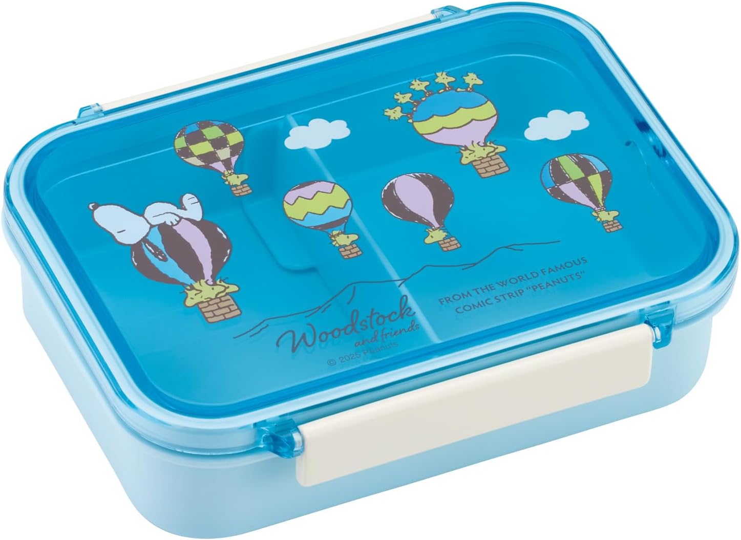 Skater PM4CA-A Snoopy Woodstock Travel Lunch Box, Storage Container, 19.7 fl oz (550 ml), Tightware, Dishwasher Safe, Made in Japan