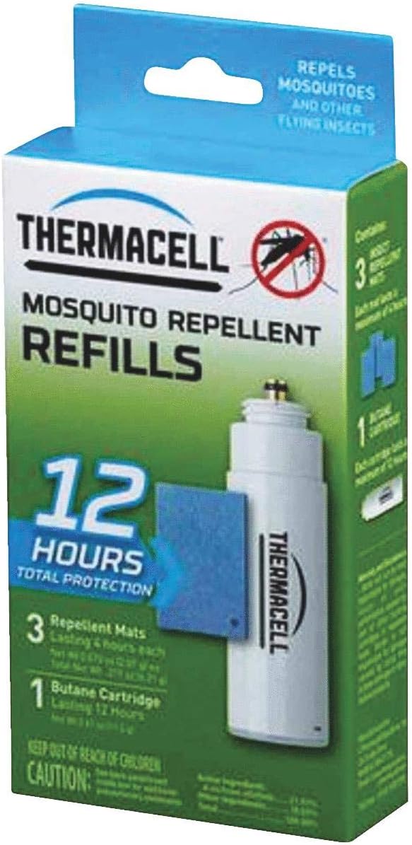 Thermacell Mosquito Repellent Refill Pack for Repellers, Torch and Lanterns - 12 Hours Protection