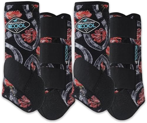 Professional's Choice 2XCOOL Botas deportivas para caballos medicinales, diseño protector y transpirable para máxima comodidad, durabilidad y