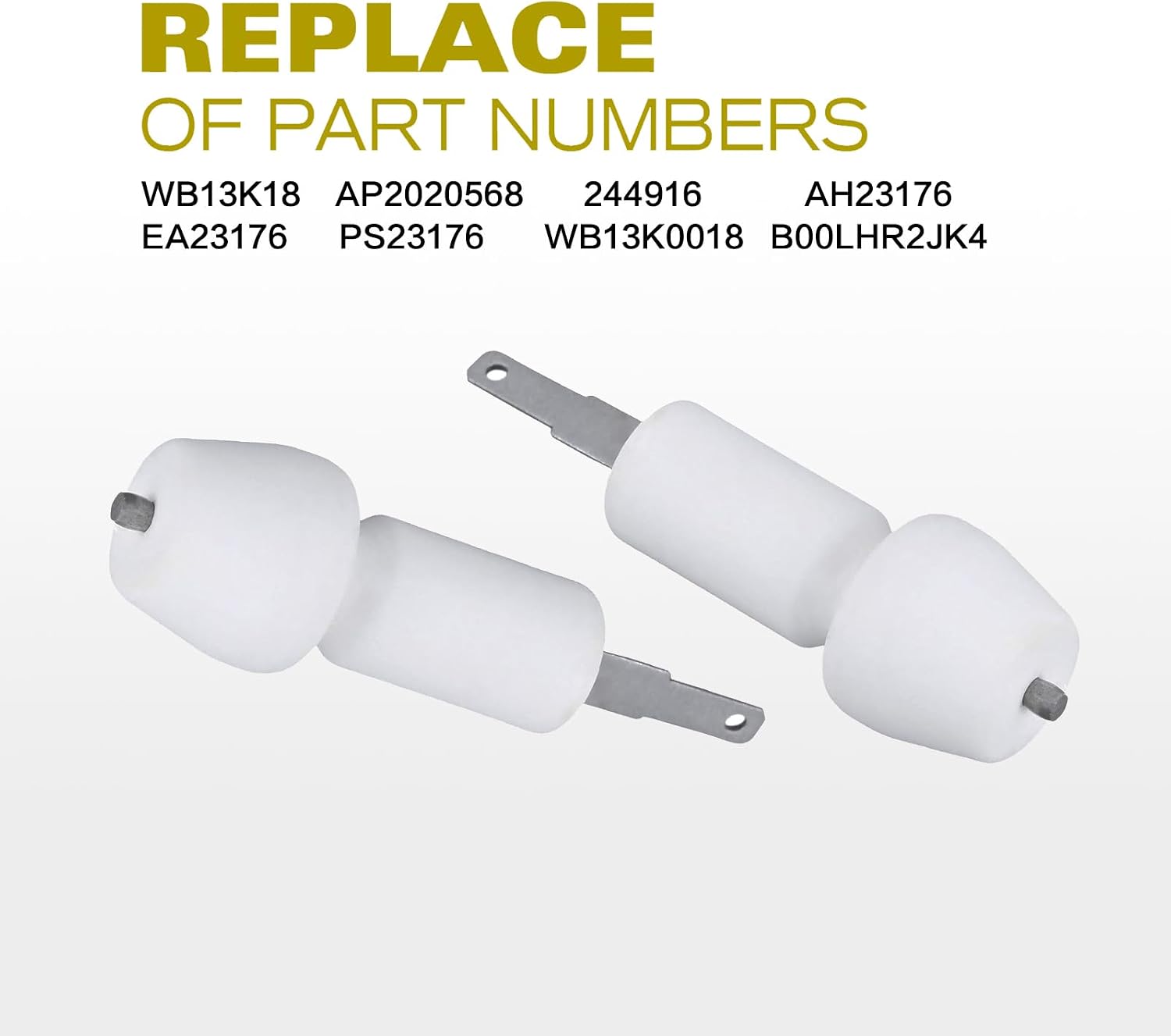EVKILKJS 2 Pieces of WB13K18 Spark Electrode for Spark Electrode and Compatible with GE Series, Stove